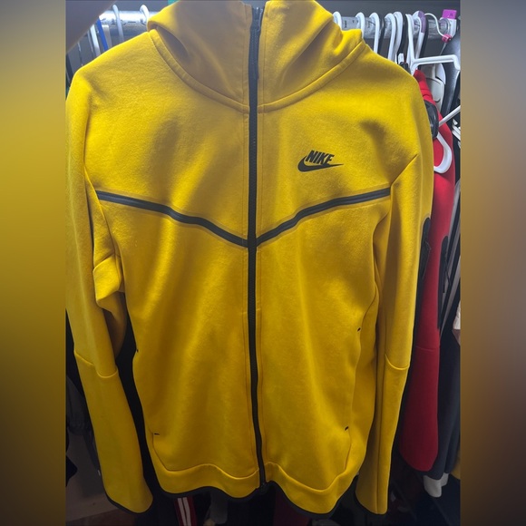 Nike Shirts Yellow Nike Tech Fleece Poshmark